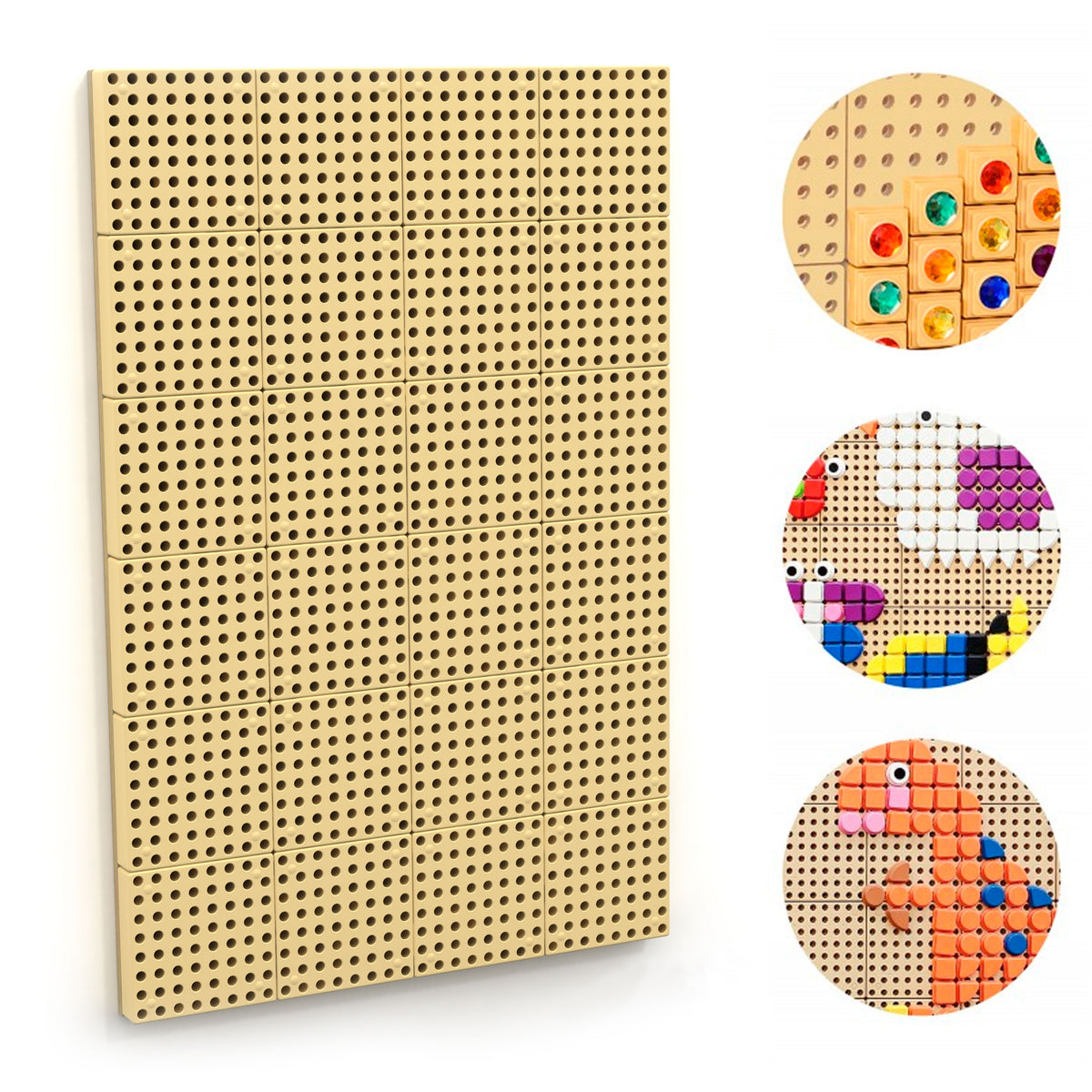 MASTERKIDZ STEM Kūrybinė Mokslo Lenta su Montavimo Panele 120x80cm