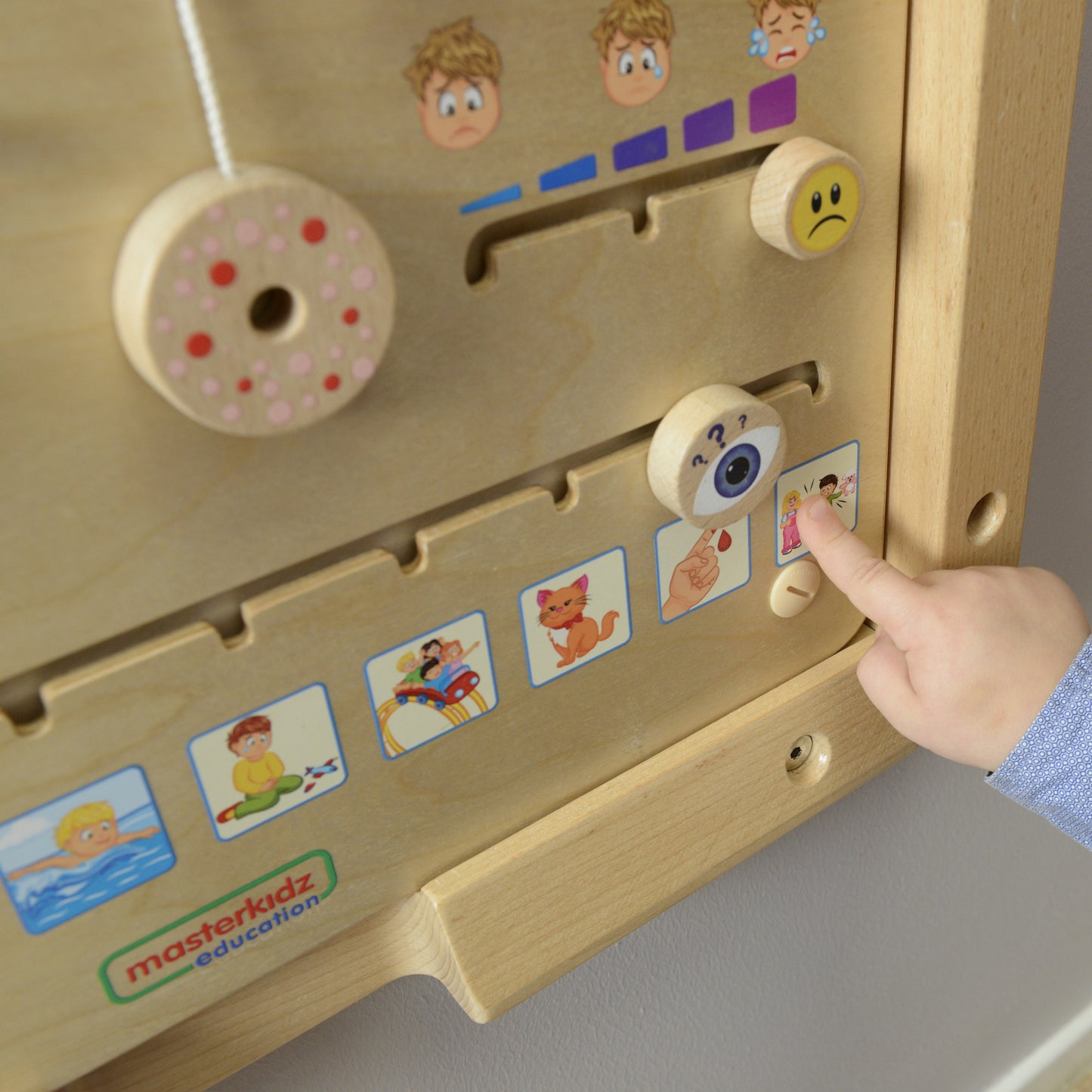MASTERKIDZ Montessori Emocinė Lavinamoji Lenta Kaip Tu Jautiesi