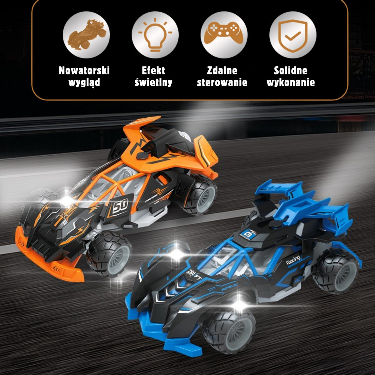WOOPIE RC Radijo Bangomis Valdomas Lenktyninis Automobilis