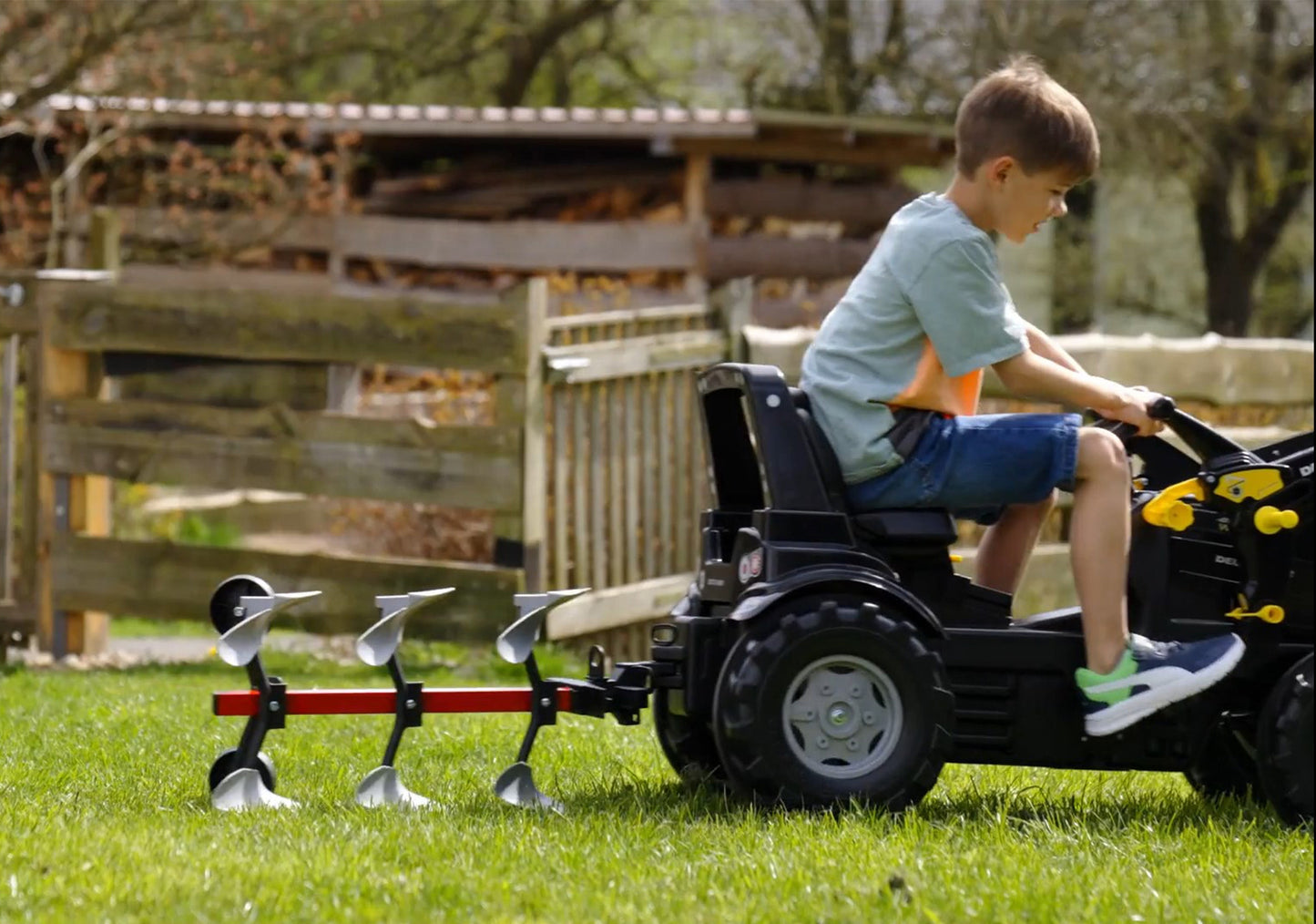 Rolly Toys NIEMEYER Daugiavagis Reversinis Arimas – Priedas Traktoriukui