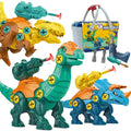 WOOPIE Dinozaurų Konstruktorius su Gręžtuvu ir Atsuktuvu, 3 vnt.