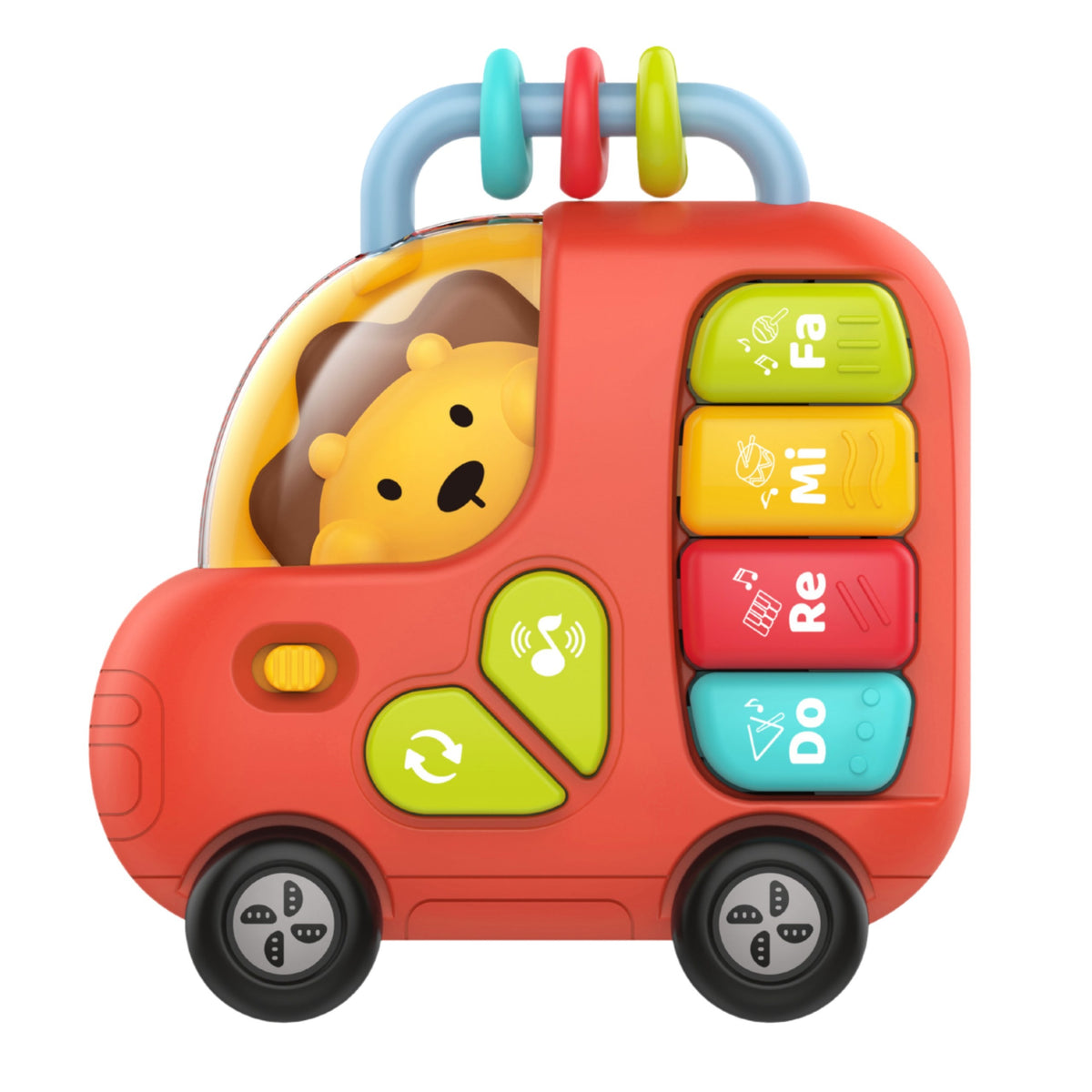 WOOPIE BABY Interaktyvus Pianinas Autobusas su Liūtu, Muzika
