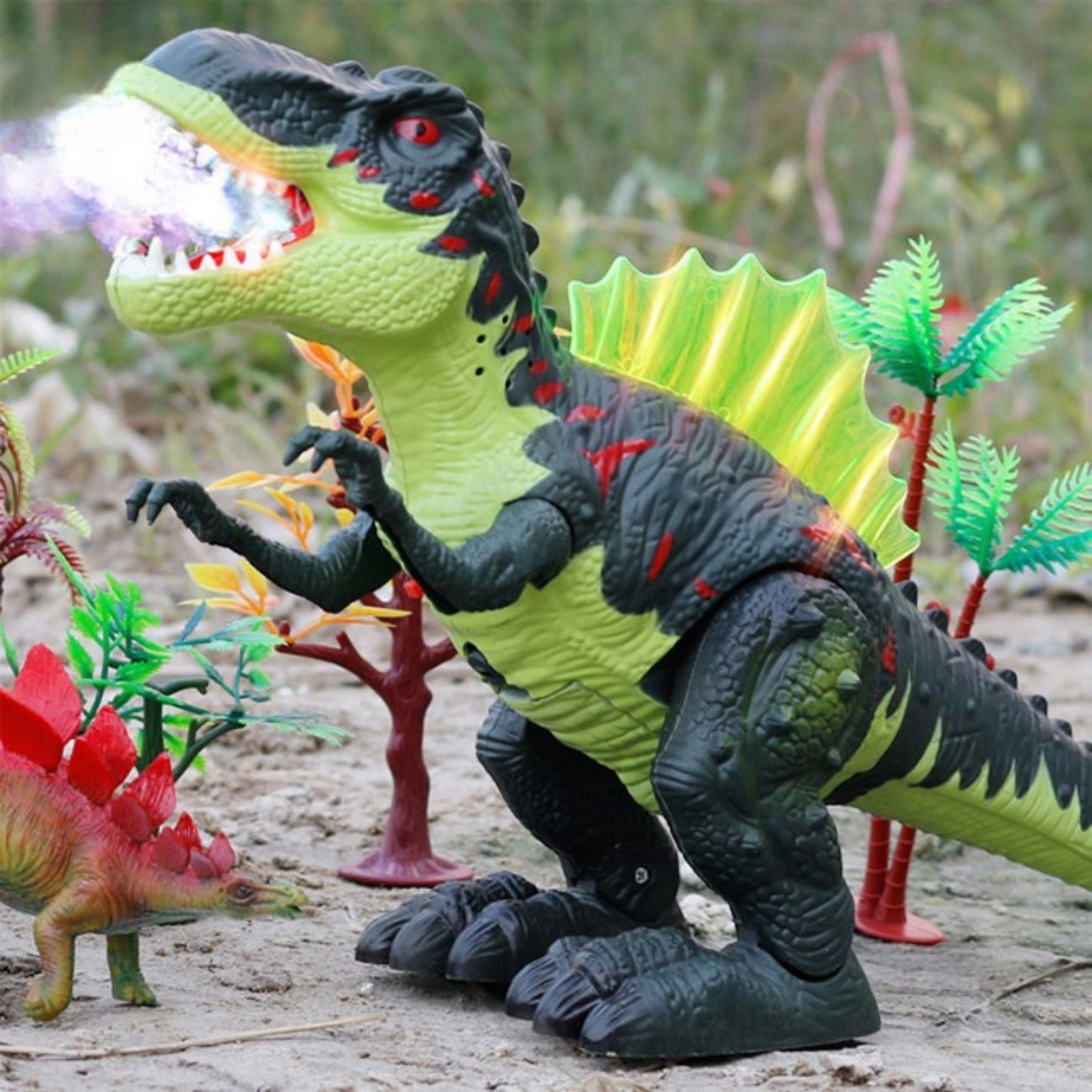 WOOPIE Vaikštantis Tiranozauras Rex su Šviesos ir Garso Efektais