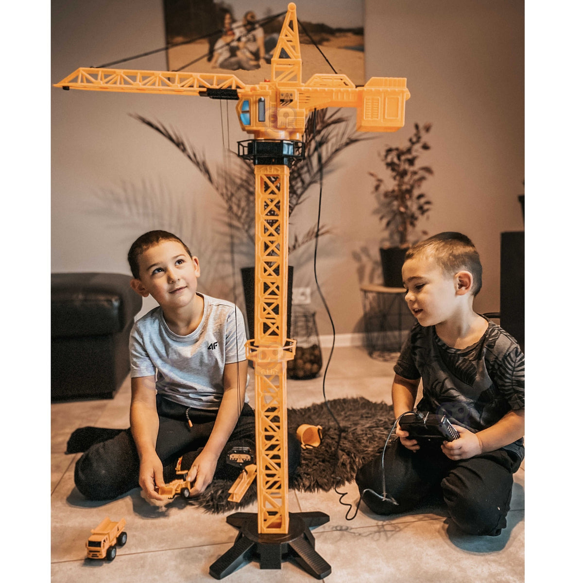 WOOPIE Nuotoliniu Būdu Valdomas Kranas 103cm su Priedais