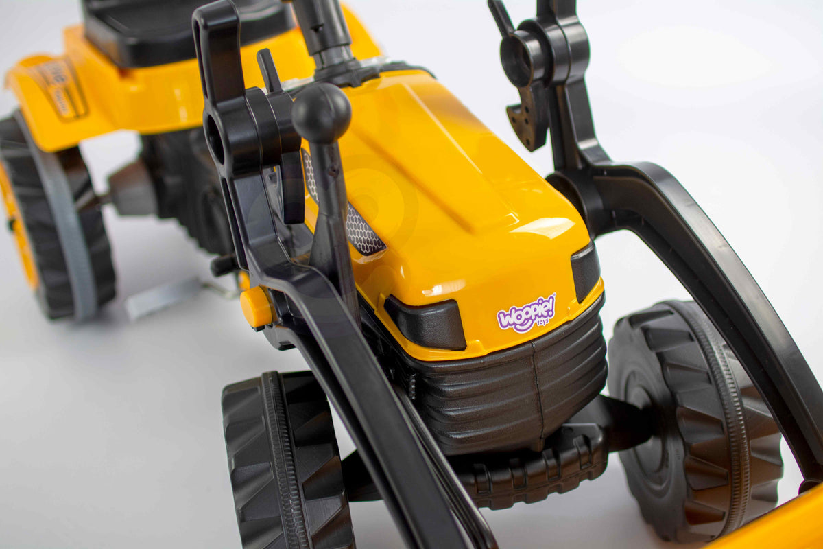 WOOPIE Pedal Tractor Farmer MaxTrac Minamas Traktorius su Kaušu