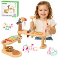TOOKY TOY Medinė Edukacinė Muzikos Stalelė Tukanam 3+