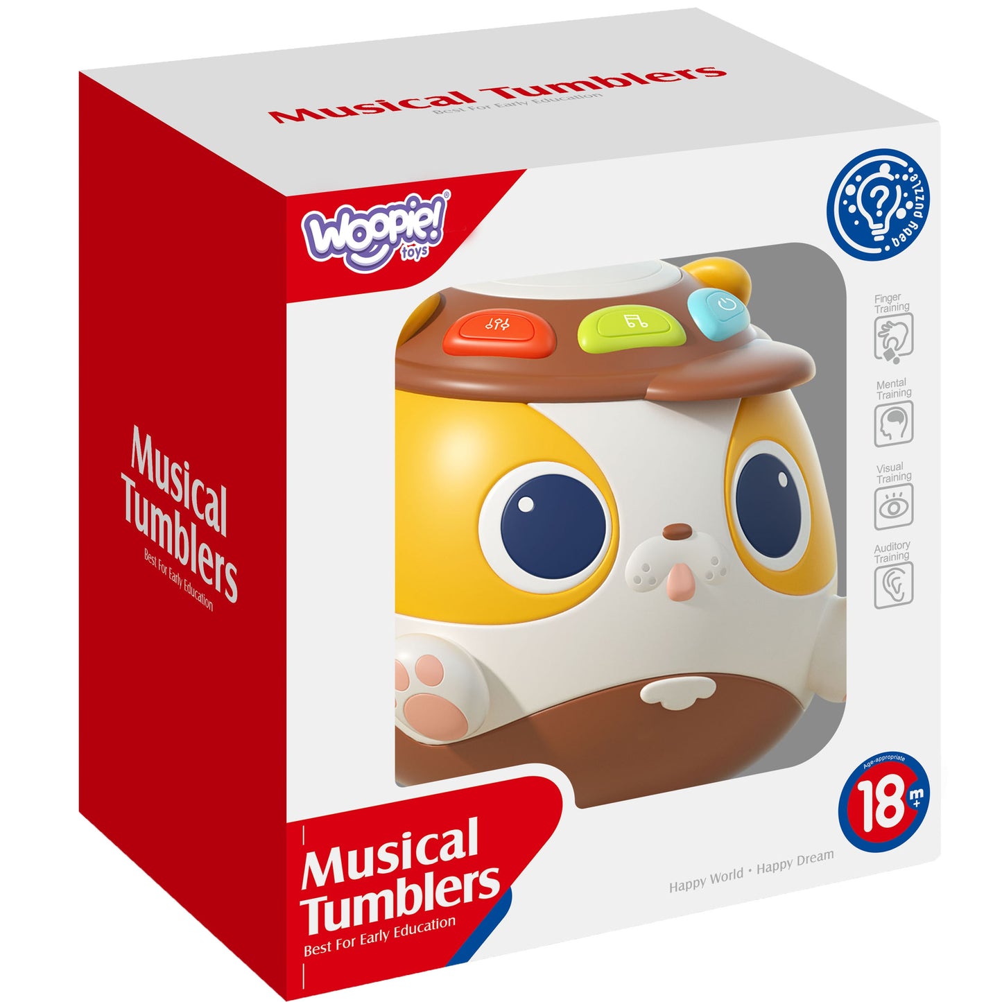 WOOPIE BABY interaktyvus muzikinis šuniukas kamuolys – vaizdas 5