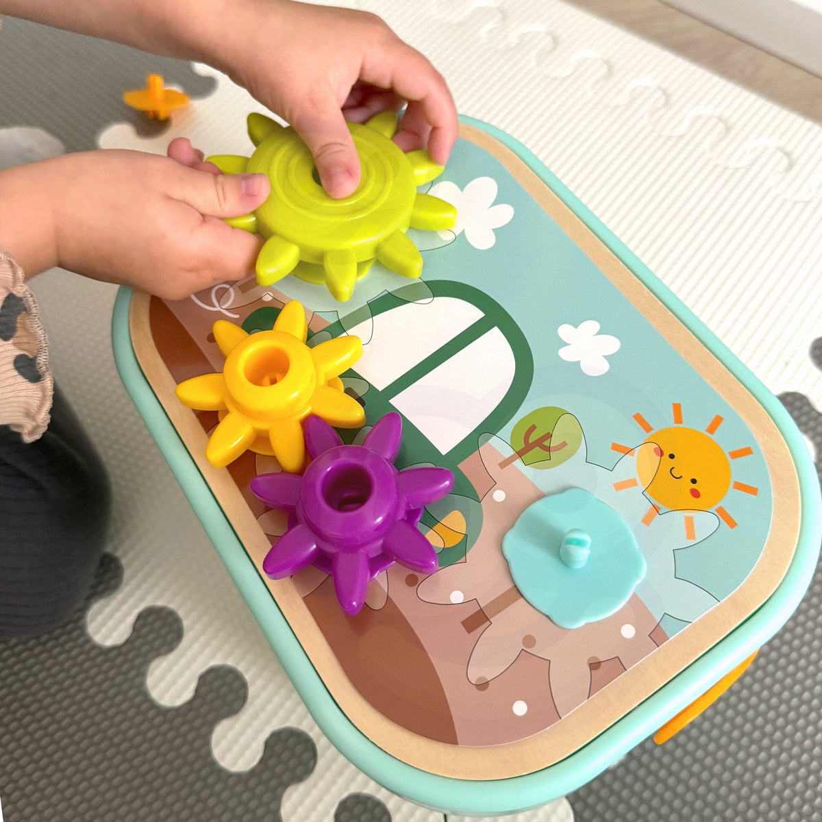 WOOPIE GREEN Montessori 12in1 Motorinė Konstravimo Dėžė FSC