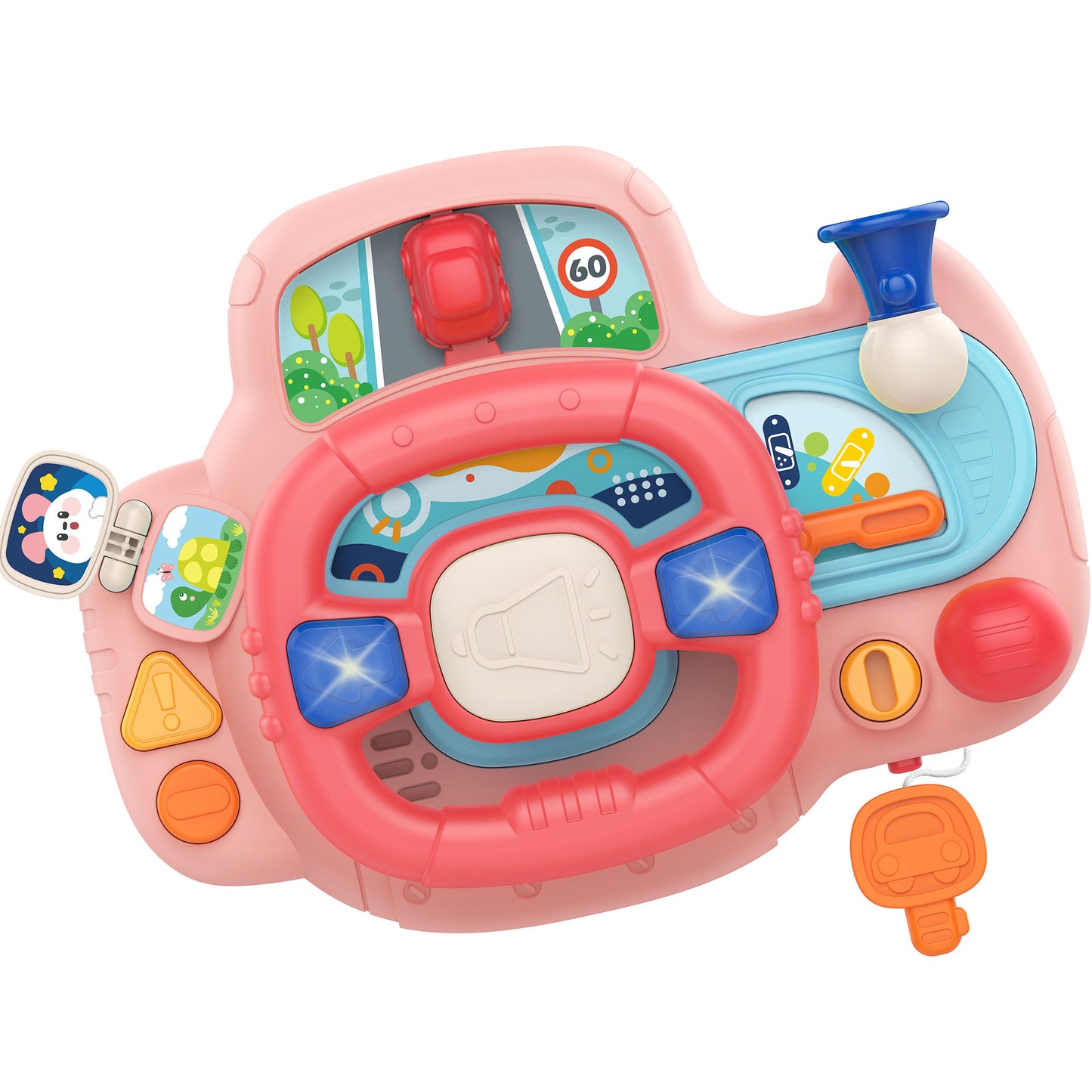 WOOPIE BABY Interaktyvus automobilio vairas su šviesomis ir garsais – vaizdas 3