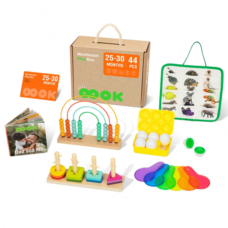 TOOKY TOY XXL Montessori lavinanti 7in1 sensorinis 25-30 mėn.