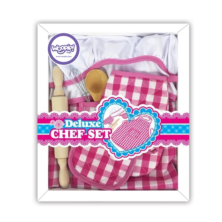 WOOPIE Mažojo Virėjo Rinkinys: Virėjo Drabužiai ir Virtuvės Reikmenys, 7 elementai – vaizdas 3