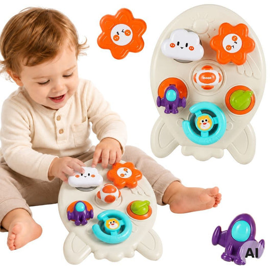 WOOPIE BABY 7-in-1 Lavinamoji Raketa – Aktyvumo Lentelė Kūdikiams