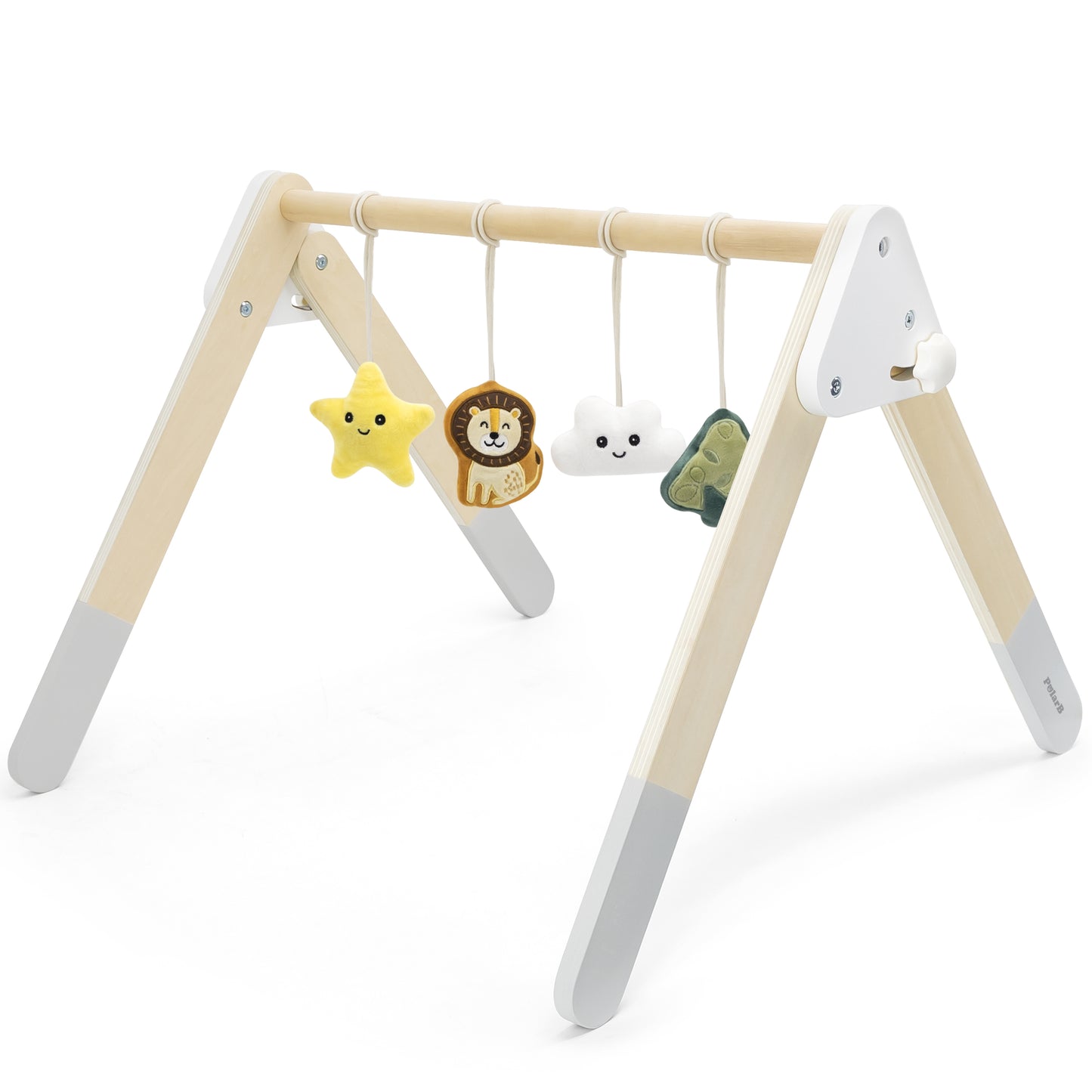 VIGA PolarB Lavinamasis medinis stovas kūdikiams (Baby Gym) – vaizdas 8