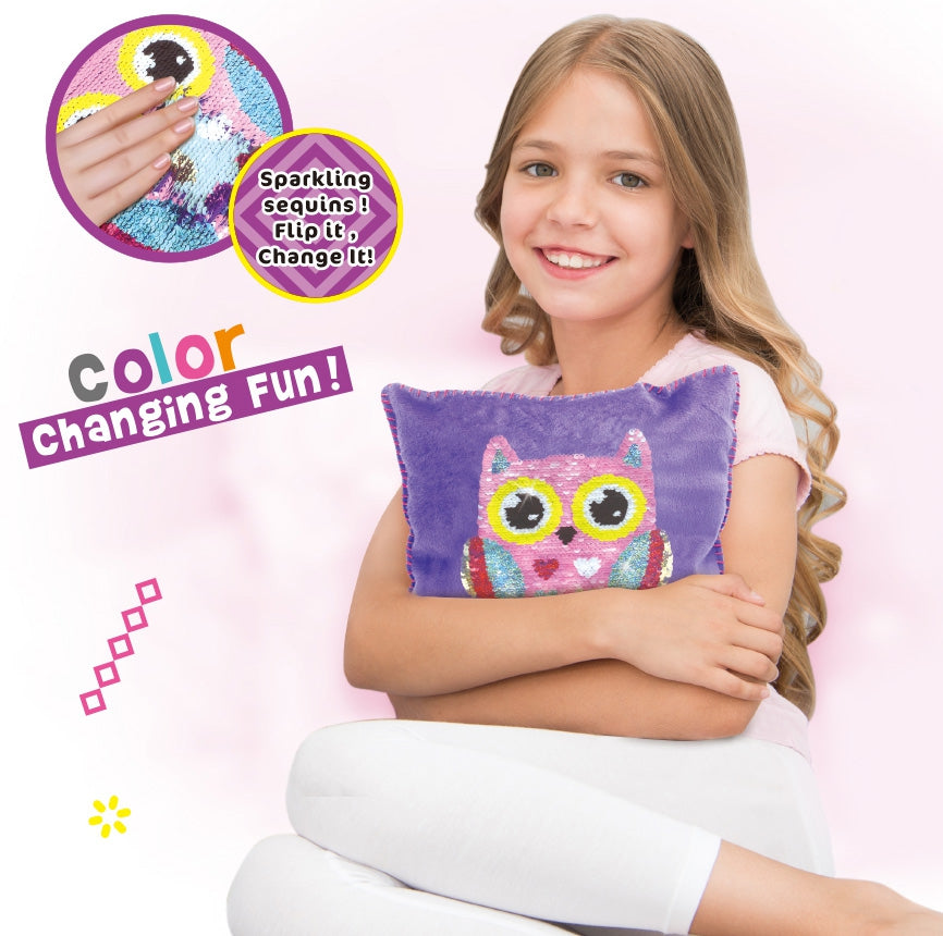 WOOPIE ART&FUN Kūrybinis rinkinys – Dekoravimo pagalvėlė „Pelėda“ – vaizdas 2