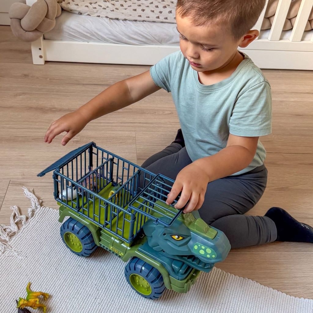 WOOPIE Dinozauro transporteris su figūrėlėmis