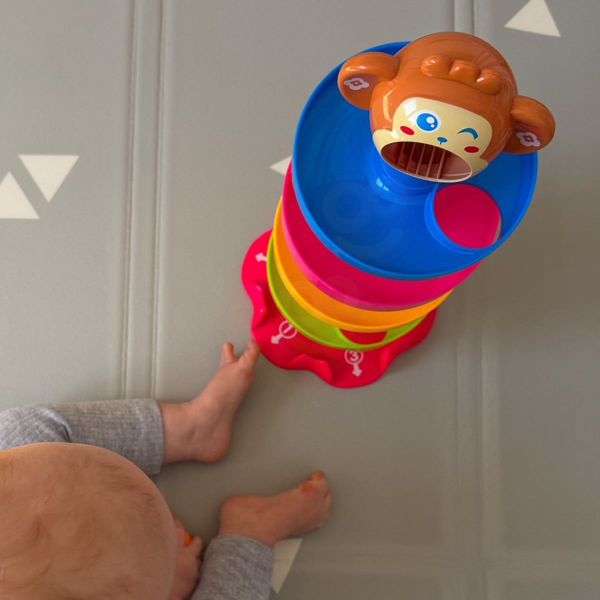 WOOPIE Kamuoliukų Bokštas Spiralė su 3 Kamuoliukais