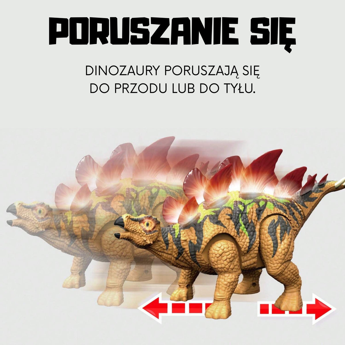 WOOPIE Radijo bangomis valdomas Dinozauras Stegozauras