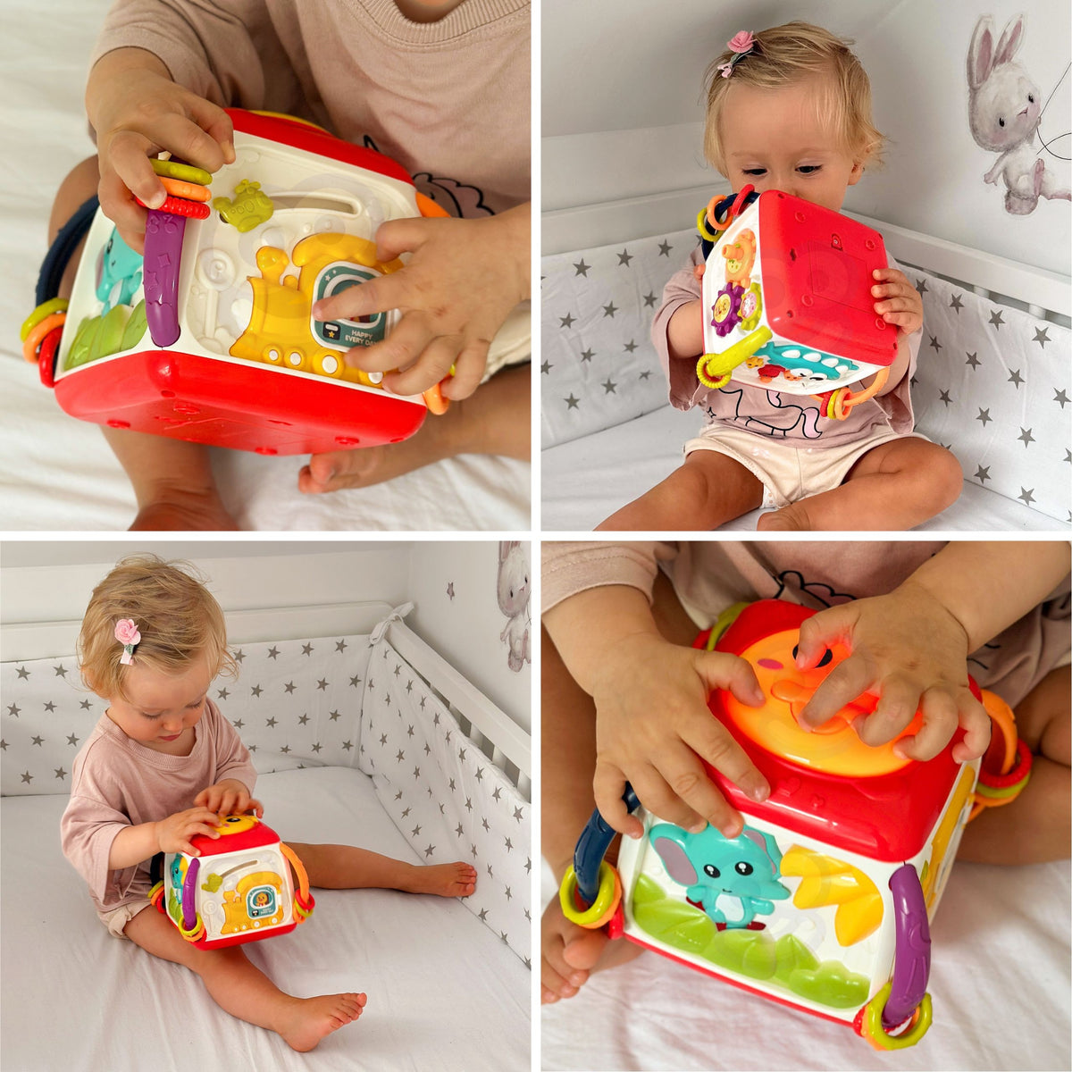 WOOPIE BABY Interaktyvus Daugiafunkcinis Lavinamasis Kubas 18m+