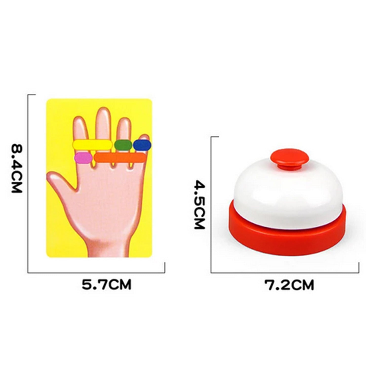 WOOPIE Miklumo žaidimas FINGER GAMES Spalvotos gumytės, 4+ – vaizdas 2