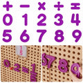 MASTERKIDZ Skaičiai ir simboliai STEM sienelėms 82 vnt. matematikos rinkinys