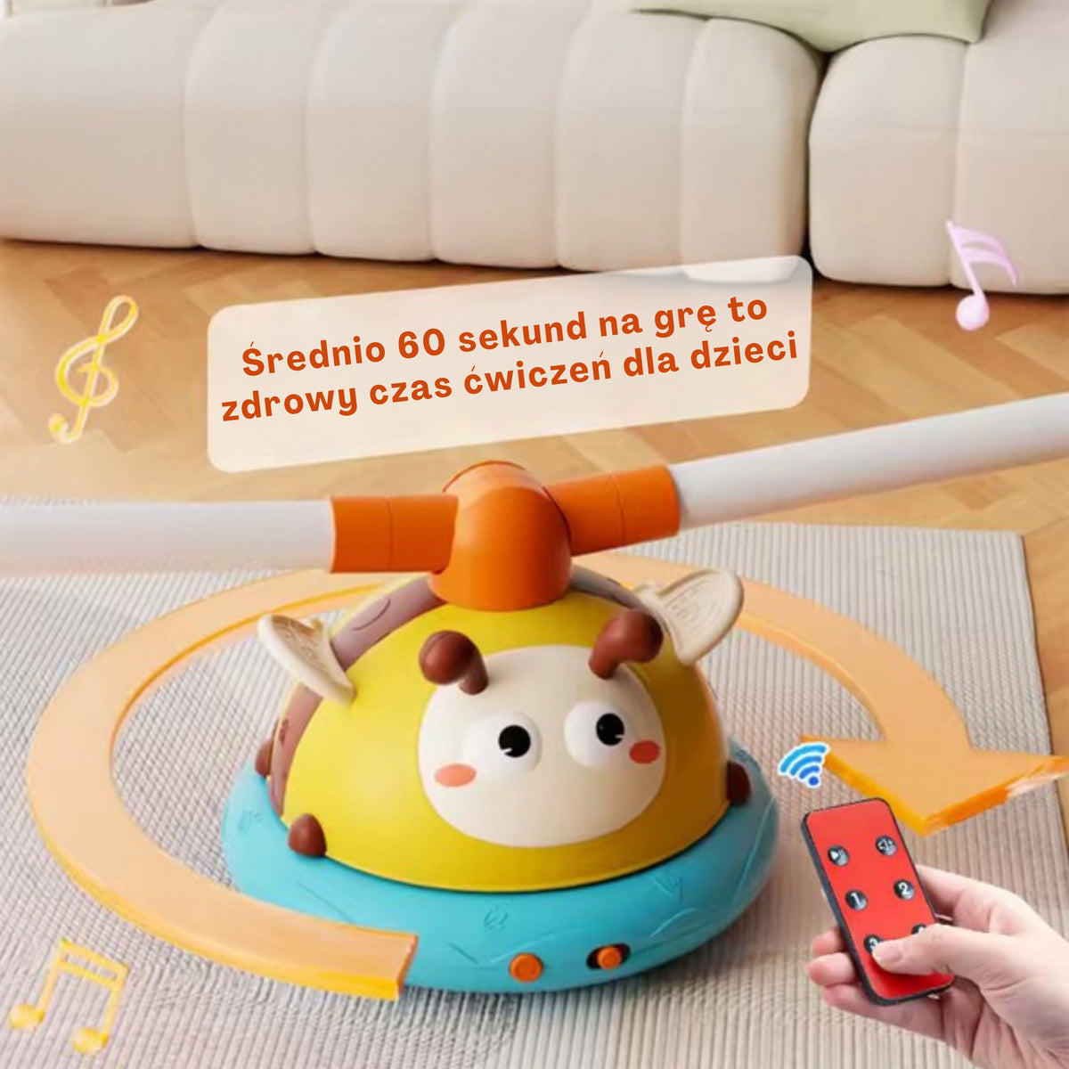 WOOPIE 2in1 automatinis šokdynės ir taiklumo žaidimas Bitė