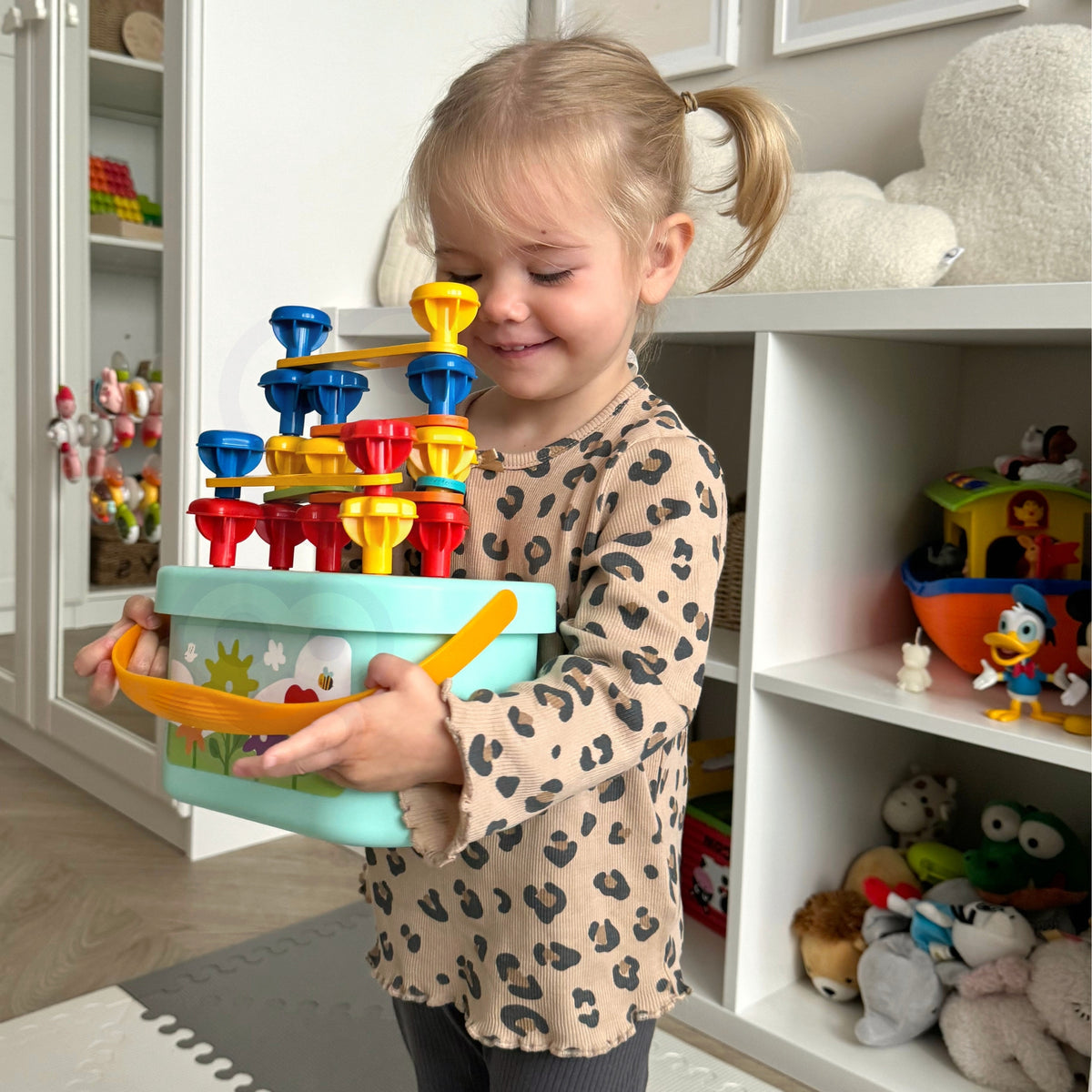WOOPIE GREEN Montessori 12in1 Motorinė Konstravimo Dėžė FSC