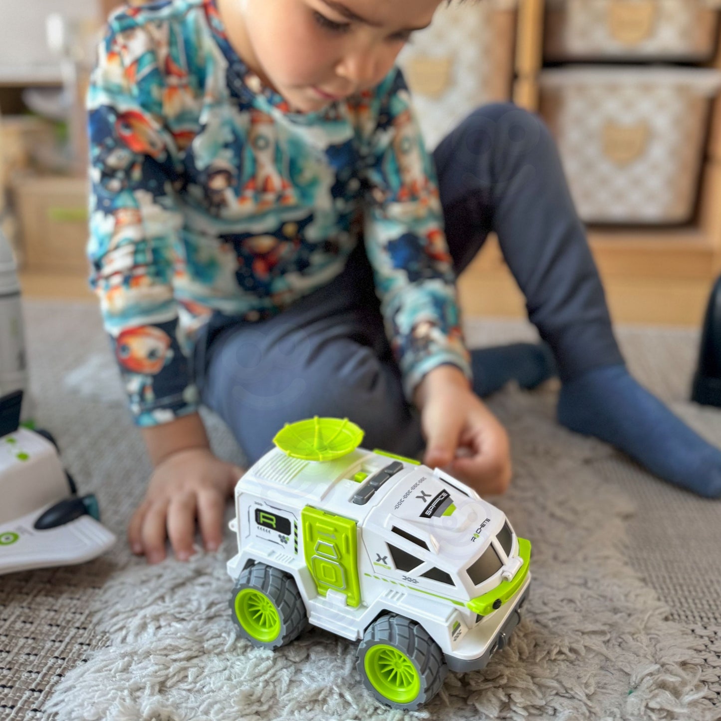 WOOPIE Didelis interaktyvus kosminis roveris Space Set su detaliu – vaizdas 3