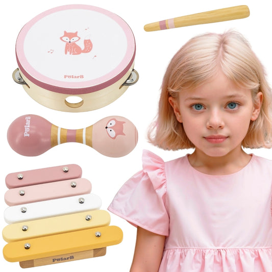 VIGA PolarB Rožinis muzikinių instrumentų rinkinys – pagrindinis vaizdas