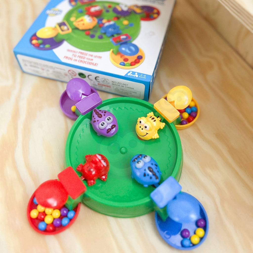 WOOPIE Alkani Varliukai ir Krokodilai – Arcade Stalo Žaidimas 3+