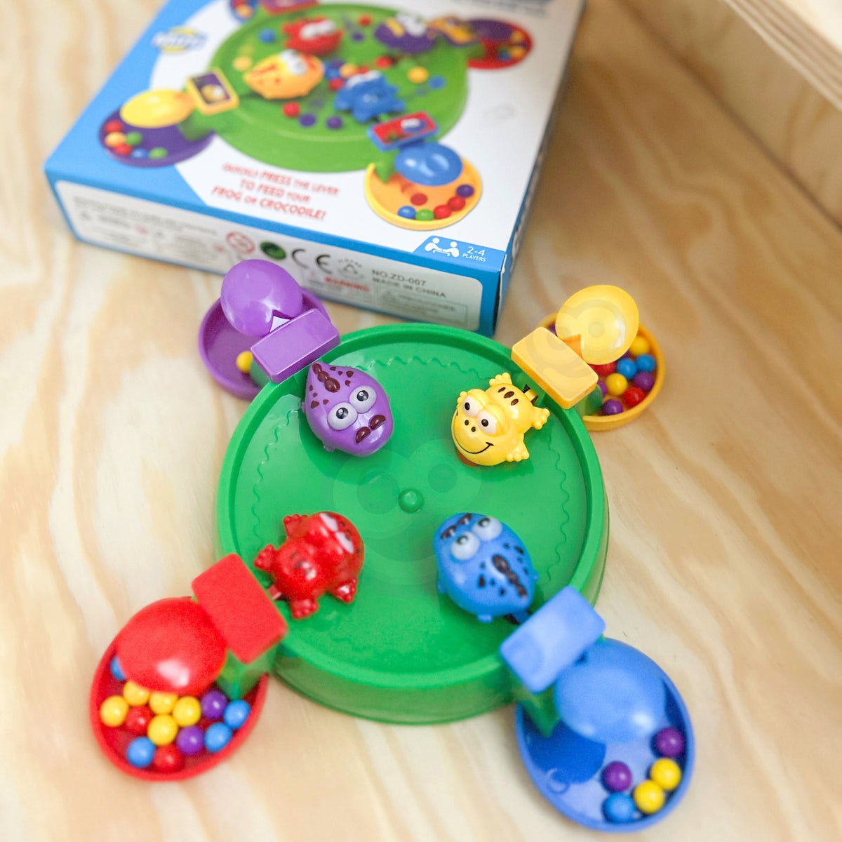 WOOPIE Alkani Varliukai ir Krokodilai – Arcade Stalo Žaidimas 3+