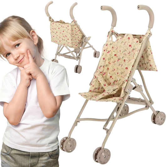 WOOPIE ROYAL vežimėlis lėlėms skėtuko tipo Vintage Rose – pagrindinis vaizdas