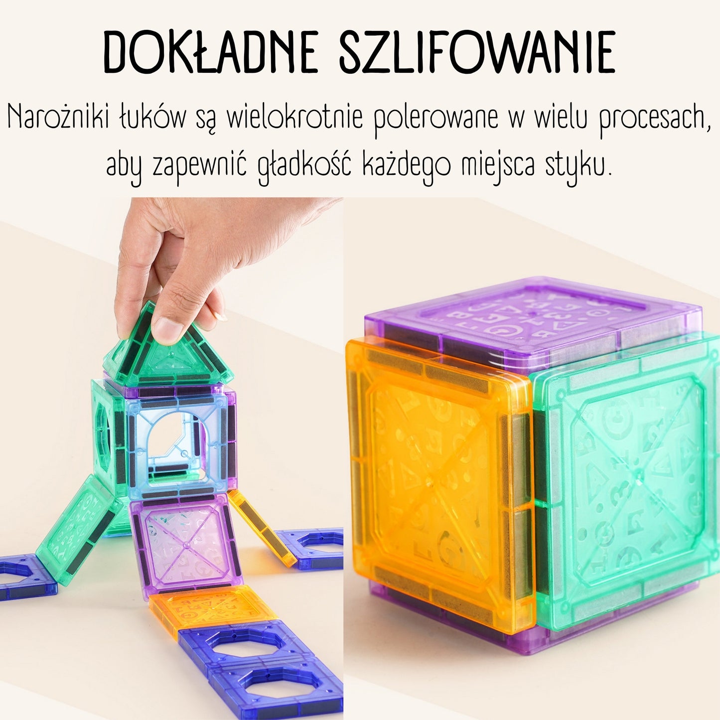 WOOPIE Magnetiniai 3D Blokai Pilis ir Transporto Priemonės 110 vnt.