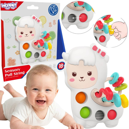 WOOPIE BABY Montessori jutiminis žaislas Lama 18m+