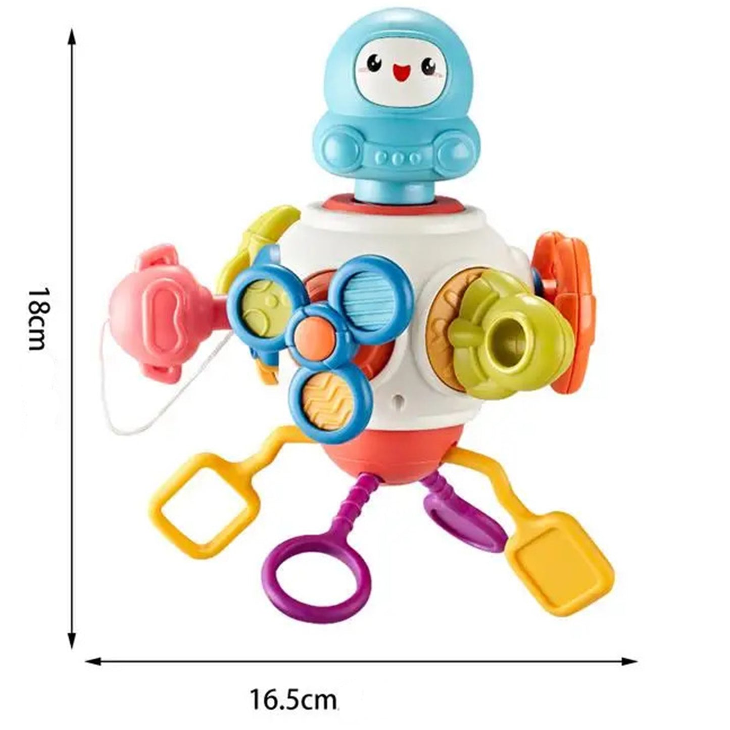 WOOPIE BABY Montessori edukacinis sensorinis kubas 8in1 – vaizdas 2