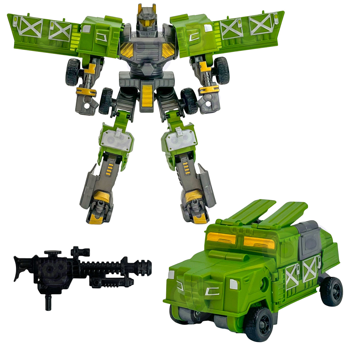 WOOPIE Transformuojantys Robotai 4-in-1 Kovos Automobiliai