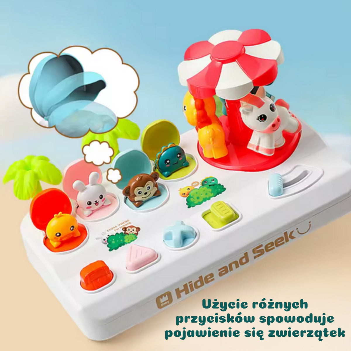 WOOPIE BABY Interaktyvi Karuselė su Gyvūnėliais
