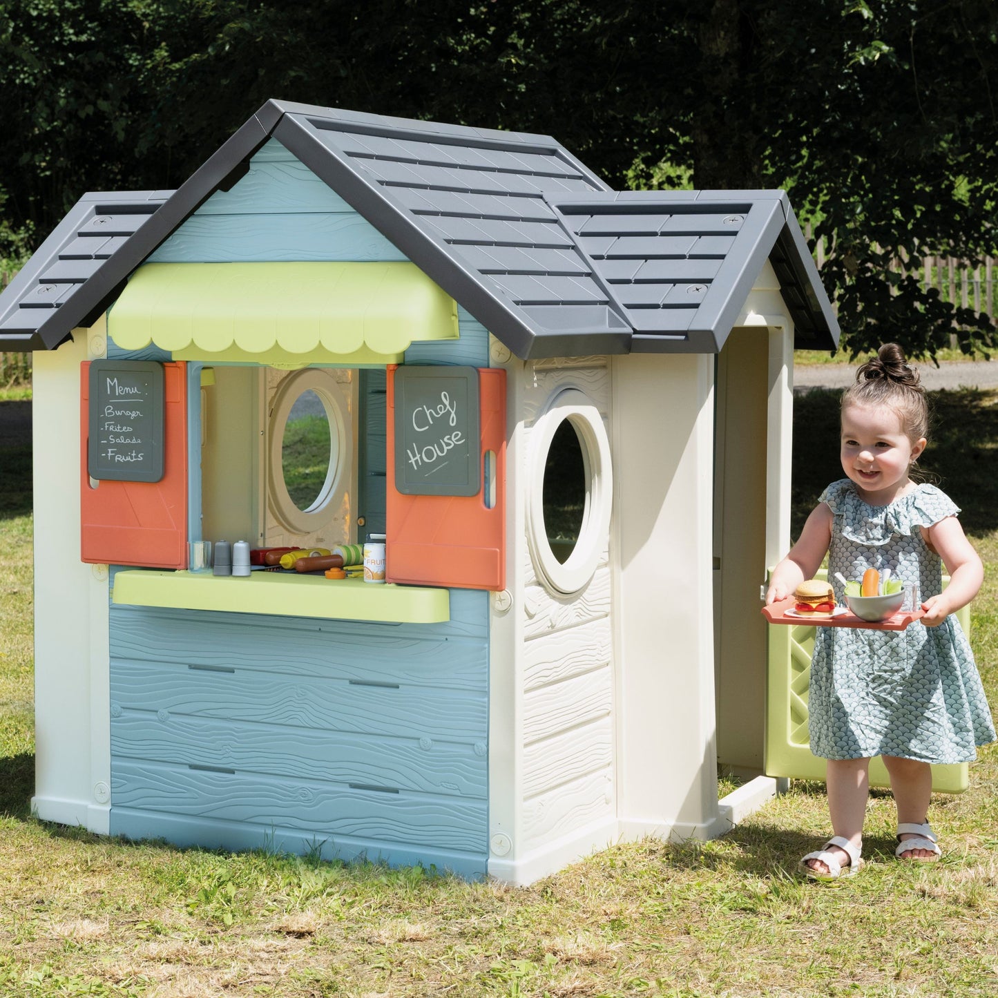 SMOBY Chef's Cottage Virėjo Namelis su Virtuvėle ir Priedais