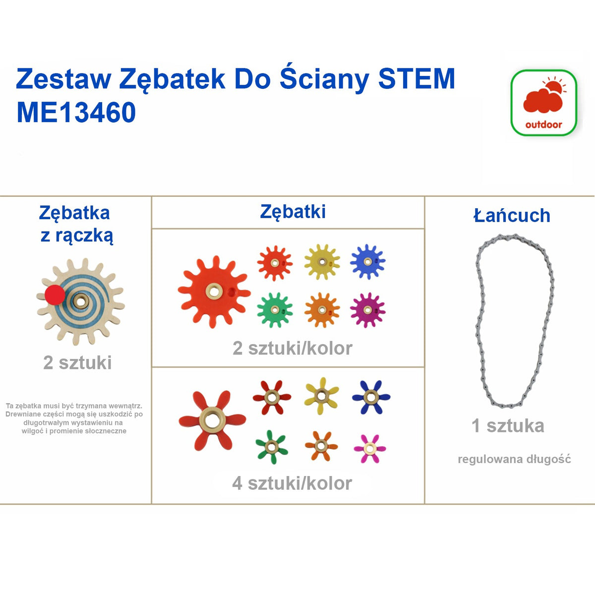 MASTERKIDZ krumpliaračių rinkinys mechanizmui kurti STEM lentai