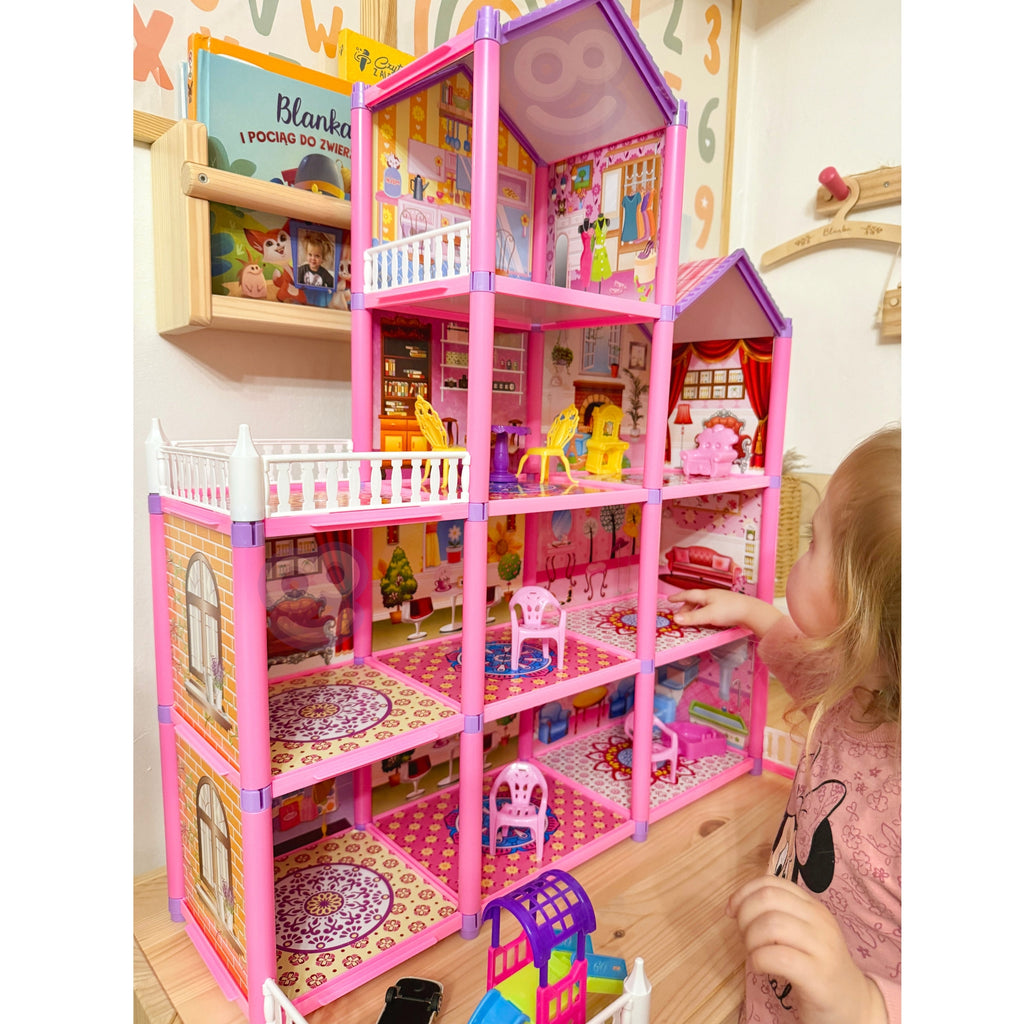 WOOPIE Mega Vila Lėlių Namas LOVELY HOUSE 194 dalys