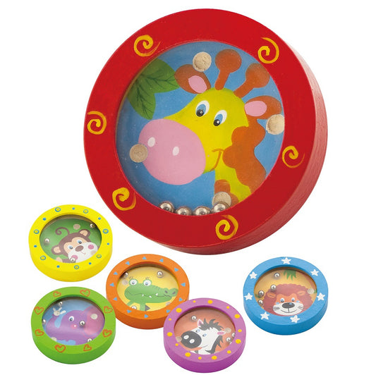 VIGA Medinis kišeninis labirintas su gyvūnėlių motyvu (1 vnt) – pagrindinis vaizdas