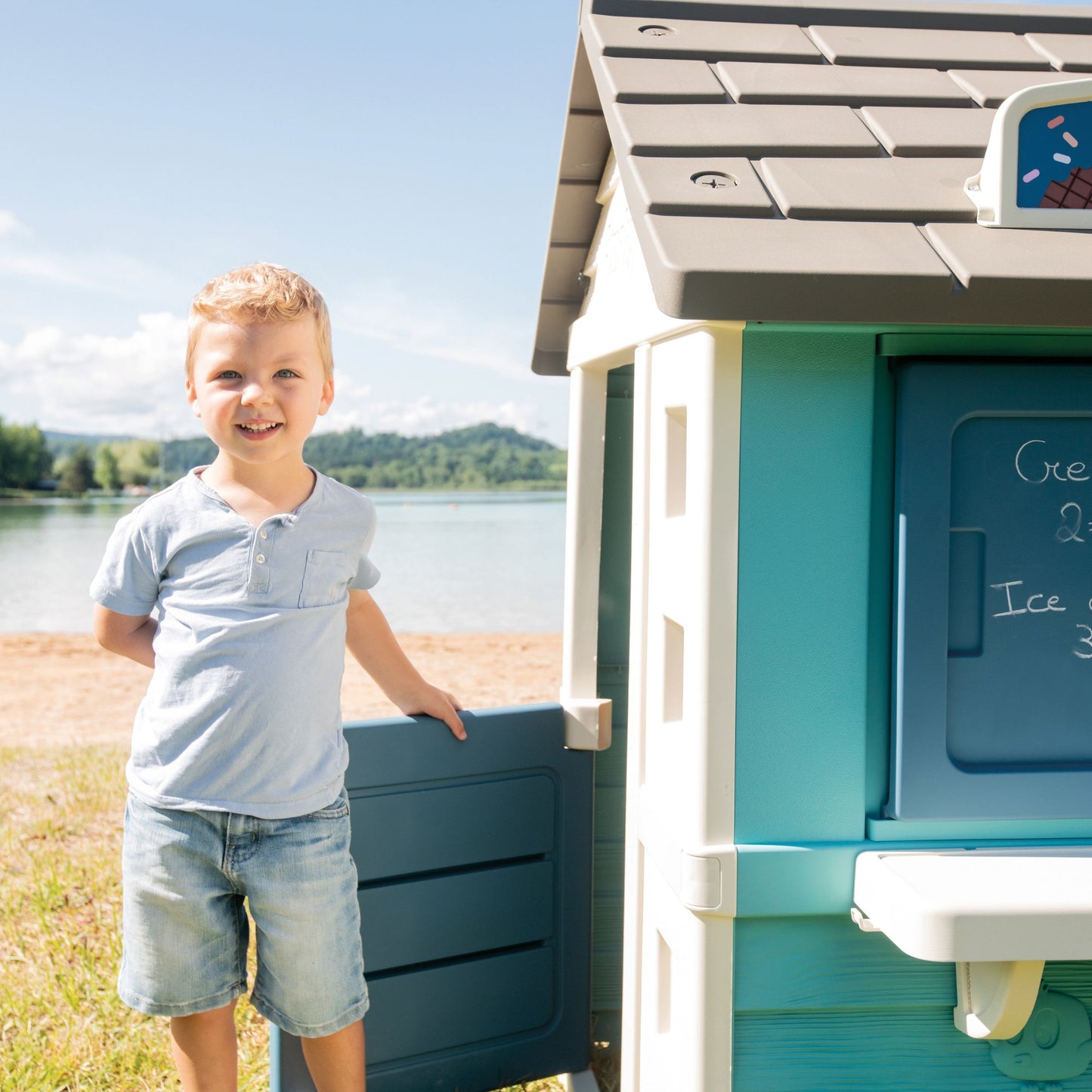 SMOBY Garden House Sweety Corner Ledainė – Žaidimų nameliai su priedais