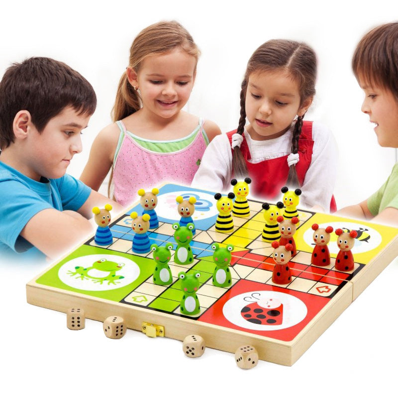 VIGA Medinis Nuotykių Žaidimas Ludo Vaikams – Šeimos Stalo Žaidimas