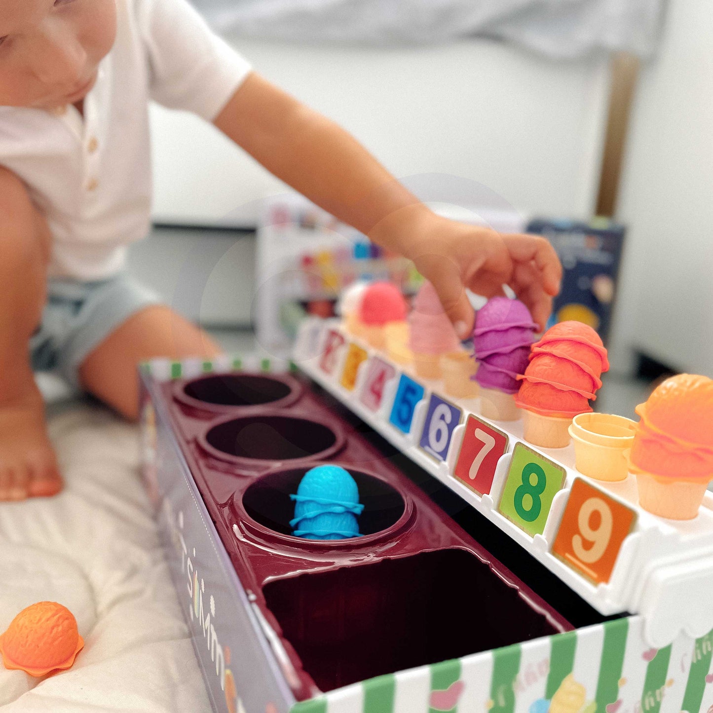 WOOPIE Edukacinis Ledainės Rinkinys XXL su Skaičiavimo Funkcija, 87 elementai – pagrindinis vaizdas