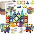 WOOPIE Magnetinis 3D Konstruktorius Pilis ir Transportas 71 det.