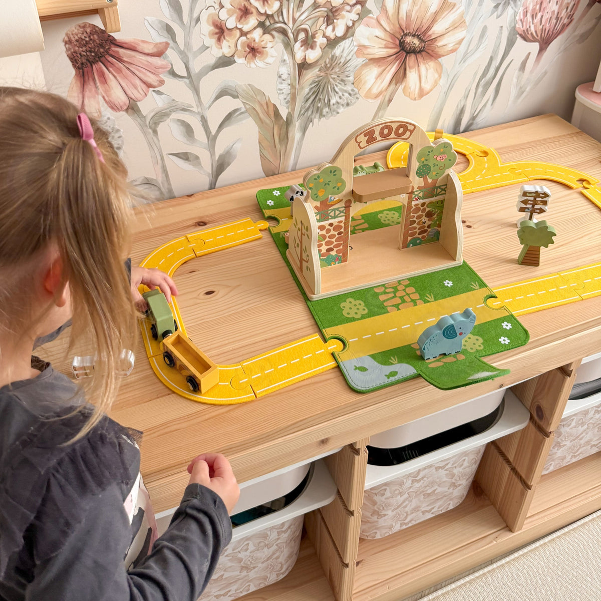 TOOKY TOY Mini Zoologijos Sodo Rinkinys Kelioninis Krepšys