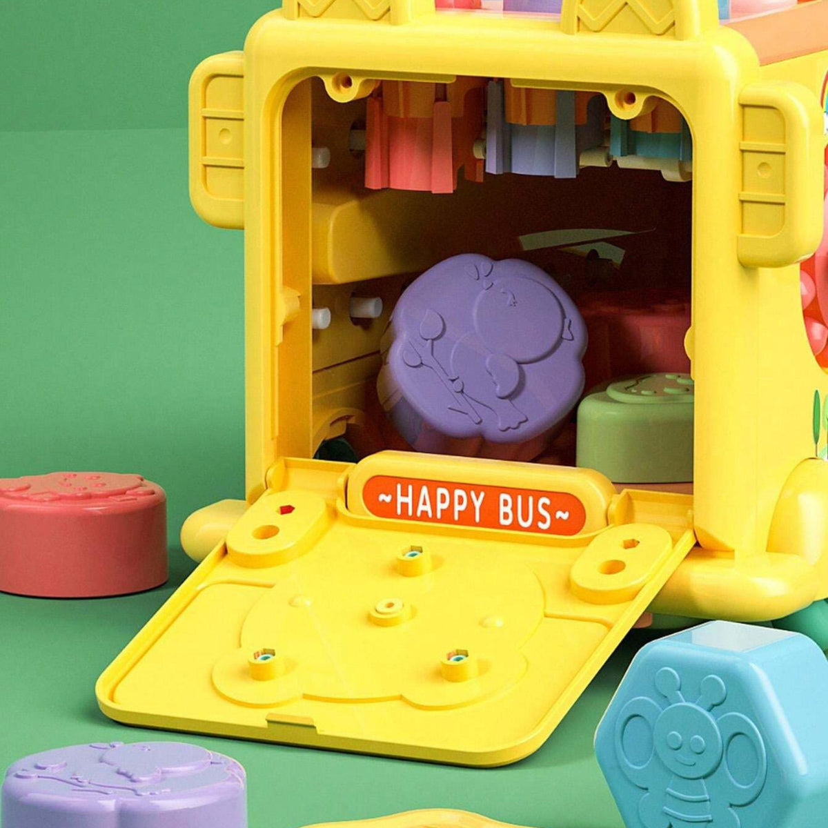 WOOPIE BABY Interaktyvus Montessori autobusiukas 6 in 1
