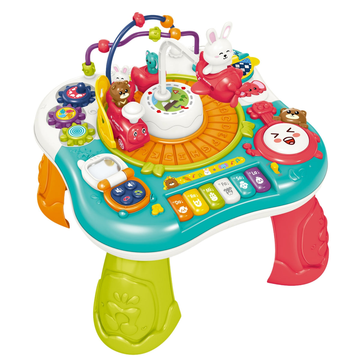 WOOPIE BABY 2in1 interaktyvus edukacinis staliukas su pianinu