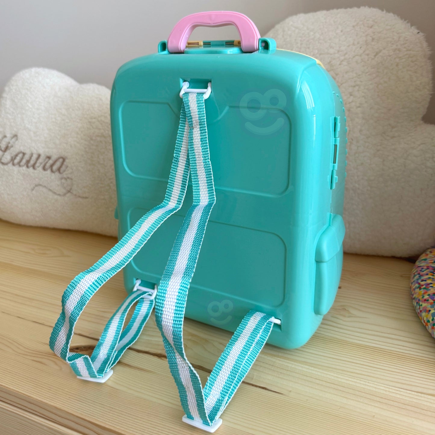 WOOPIE Kačiukas Nešiojamas Grožio Salonas 2in1 Kuprinėje (transportavimo dėžė) – vaizdas 7