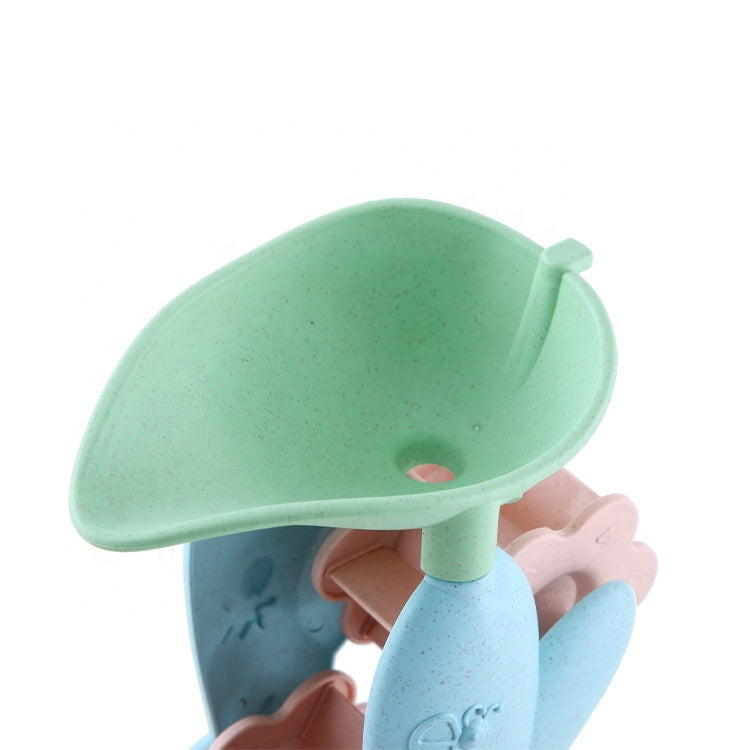 WOOPIE GREEN Smėlio rinkinys su kibirėliu ir malūnėliu, 4 dalys, Organinė, biologiškai skaidi medžiaga – vaizdas 3