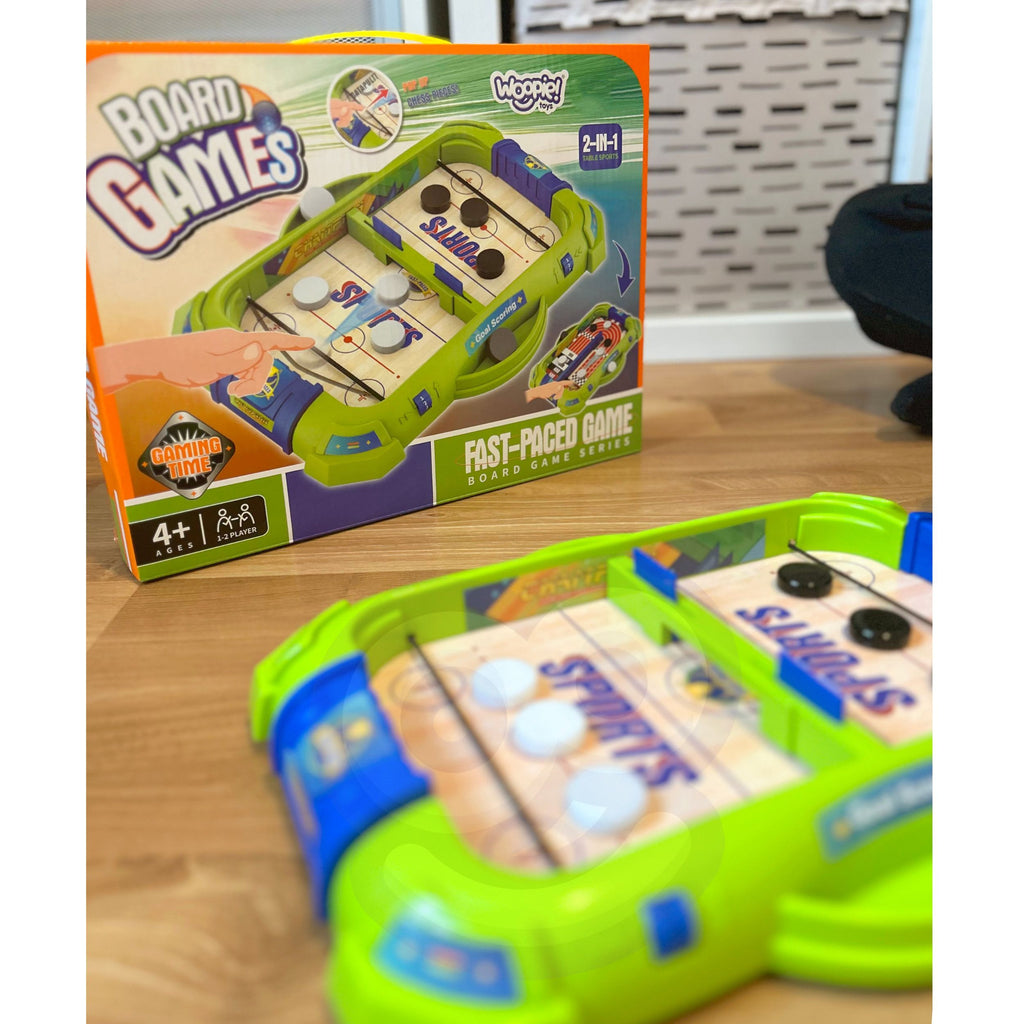 WOOPIE 2-in-1 Mini Hokejo ir Pinbolo Arkadinis Žaidimas